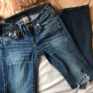 True Religion Becky Size 27 Denim EUC!